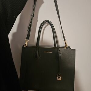 Michael Kors Black Saffiano Leather Tote Bag